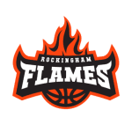 Rockingham Flames W logo
