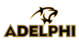 Adelphi Panthers W logo